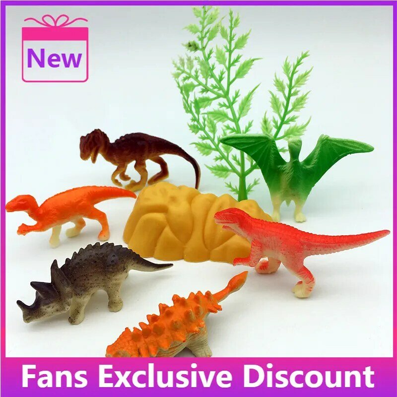 Mini dinosaurio de juguete Jurásico para niños, modelo de dinosaurio, el mejor regalo para fiesta, suministros de recuerdo, gran oferta, nuevo