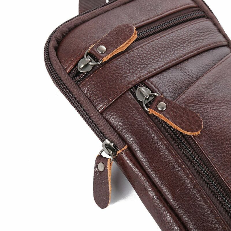 Impermeável Sport Card Holder, Bolsa de telefone, Ombro Belt Bag, Cintura Bag, Couro Belt Bum