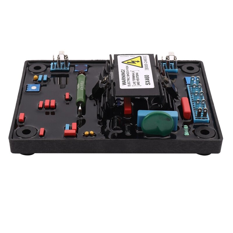 Regulador de tensão automático com capacitor vermelho, cola macia, 2X AVR SX460-A SX 460-A 460, melhor qualidade acessórios