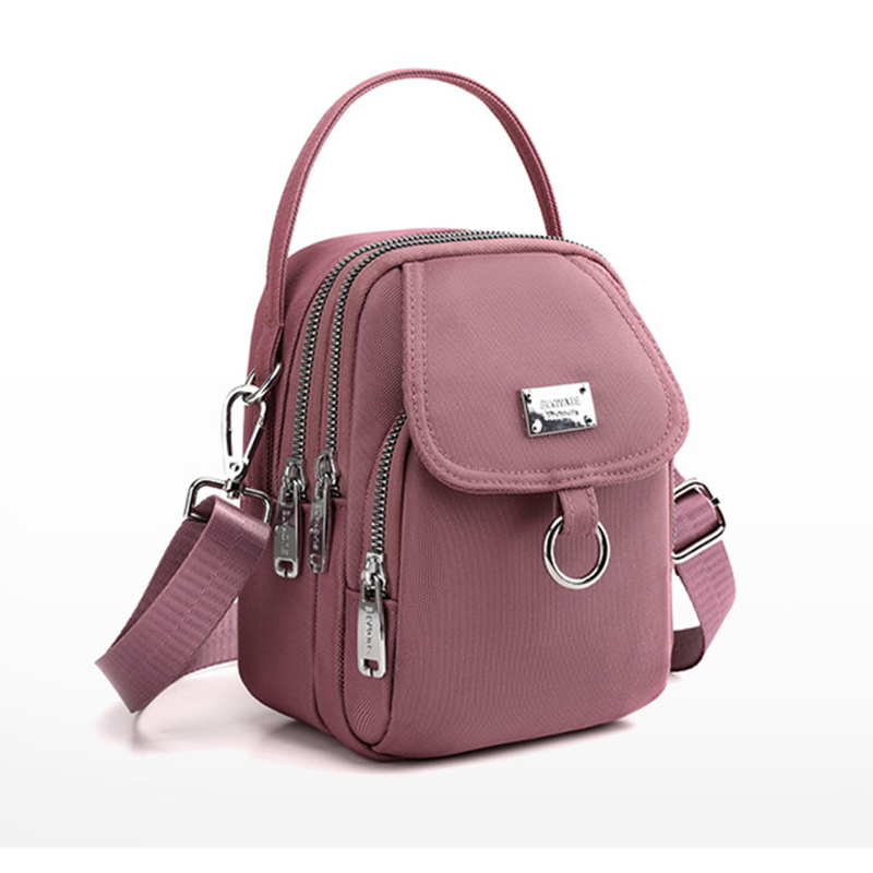 Mini borsa da donna a 3 strati di moda borsa a tracolla piccola per ragazze in tessuto durevole di alta qualità borsa per telefono Mini borsa da donna in stile pretty