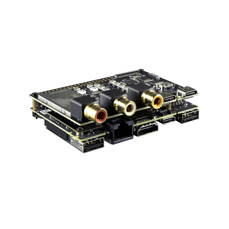 Мини-ЦАП Khadas Tone2 DAC Hi-Fi для настольного ПК со сбалансированным RCA, ES9038Q2M, DSD512 (встроенный), PCM768, XMOS XU208, вход USB/S/PDIF