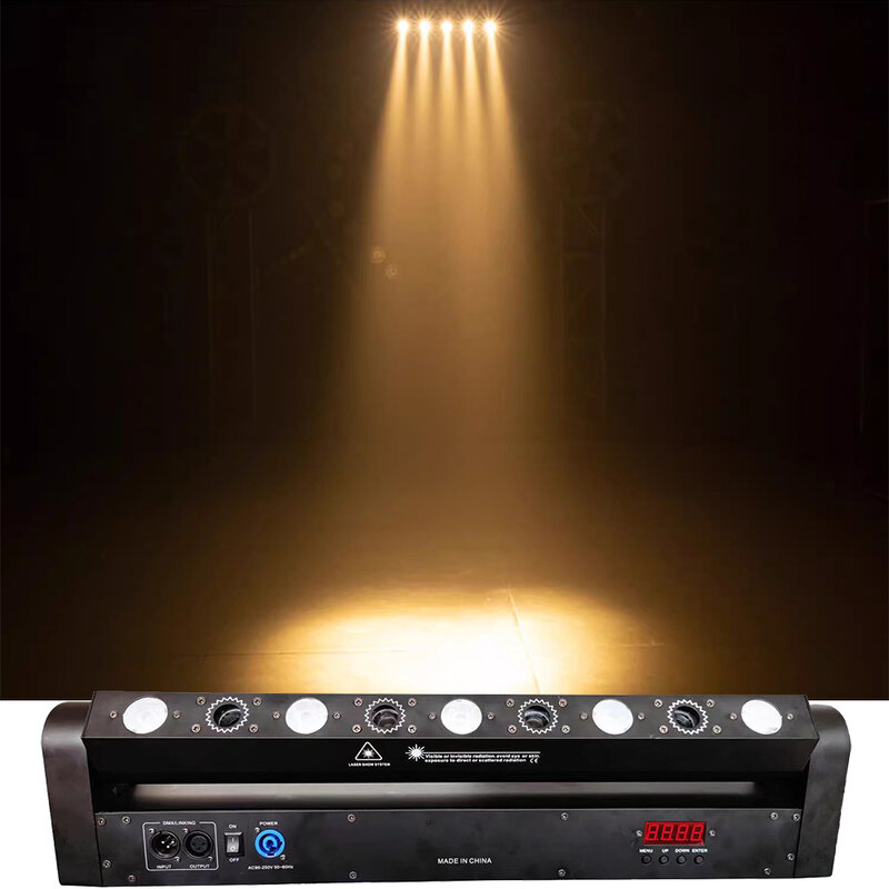 5 4 Linien Laser Moving Head Licht rot Laser warmweiß LED 2 Effekt in 1 Bühnen beleuchtung DJ Disco Party Club Lampe
