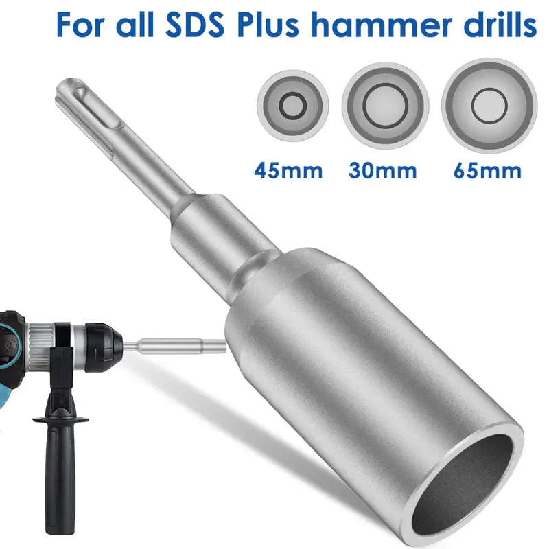 Ground Rod Driver SDS-Plus T Post 30/45/65mm Ground Rod Driver Tools Forged Steel Drill Bit Driver Hammer Dropshipping