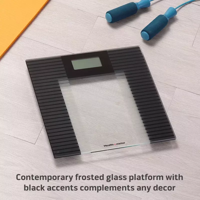 Báscula Digital de vidrio para baño, medidor de salud O