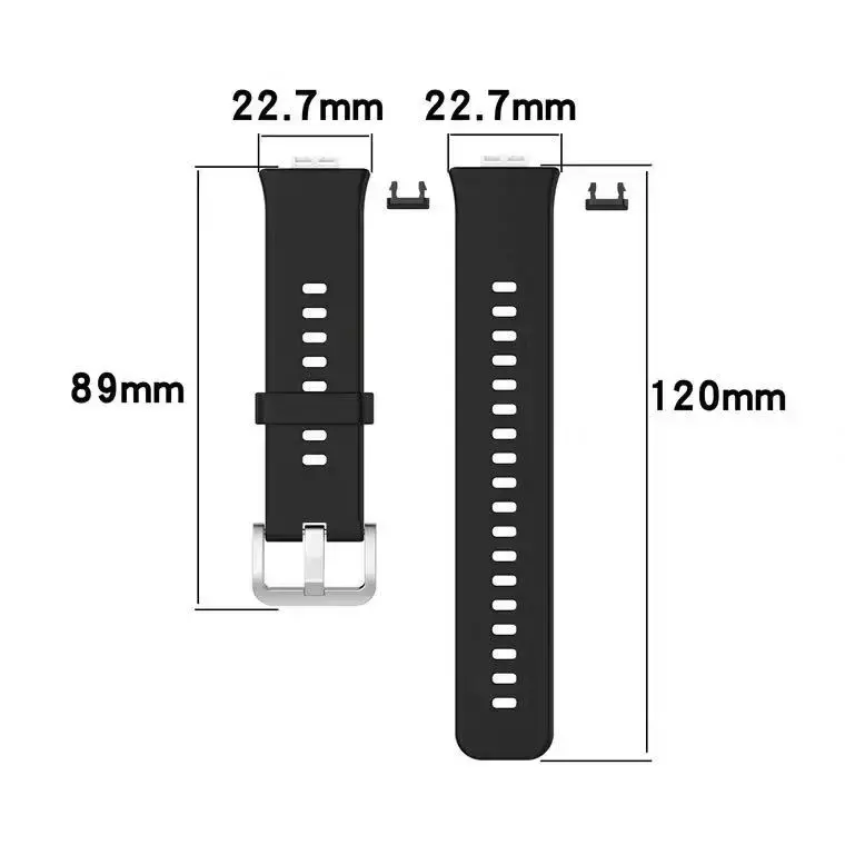 Ремешок силиконовый для Huawei Watch Fit, оригинальный браслет для смарт-часов, защитный чехол для Huawei Watch Fit, новый браслет