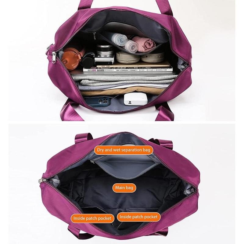Bolsa deportiva de un hombro, bolsa de Yoga portátil, bolsa de equipaje, mochila de Fitness, bolsa de viaje plegable