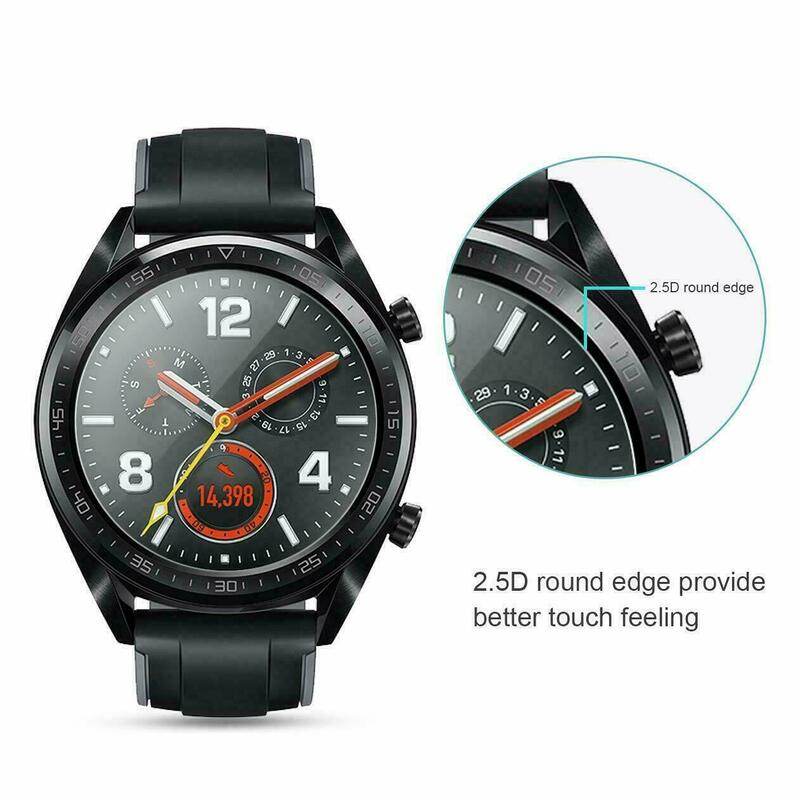 5-1 Buah untuk Huawei Watch GT 2 GT3 46Mm Pelindung Layar Kaca Tempered 9H Film Kaca HD Anti Gores Tahan Ledakan Pada GT 2