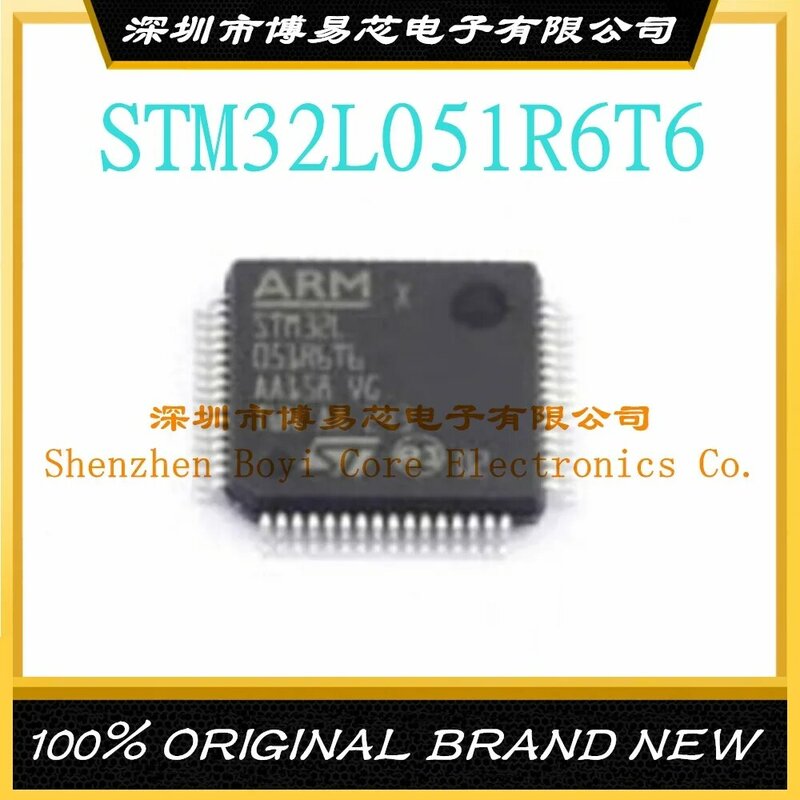 Stm32l051r6t6 pacote lqfp64brand novo original autêntico microcontrolador ic chip