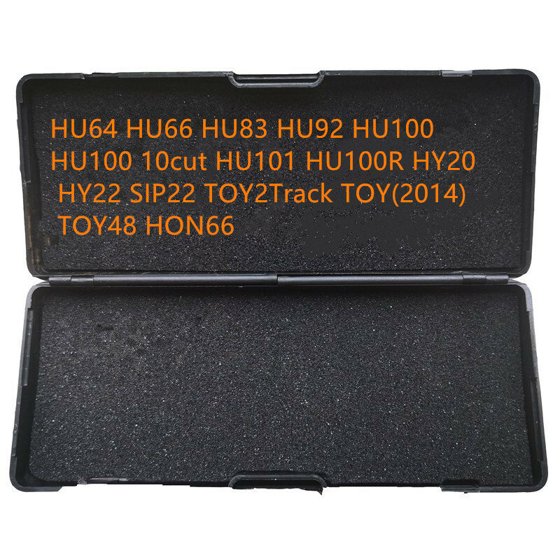 Lishi tool 2 в 1, HU64, HU66, HU83, HU92, HU100, HU162T8, HU101, HU100R, HY20, HY22, SIP22, TOY2Track, игрушка (2014) TOY48, HON66 для FORD2017