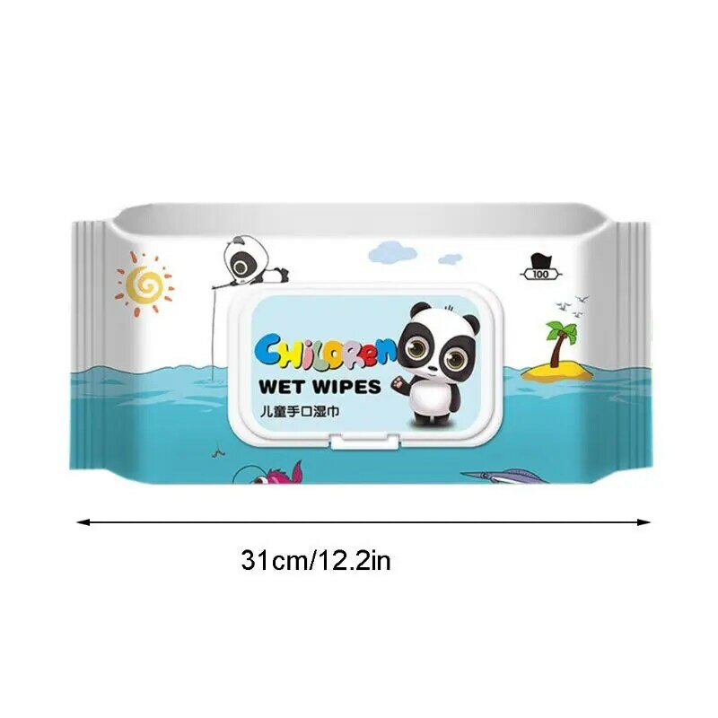 60 Sheets Cleaning Wipes Children Friendly Portable Hand Wipes Plant Extract Cleaning Supplies