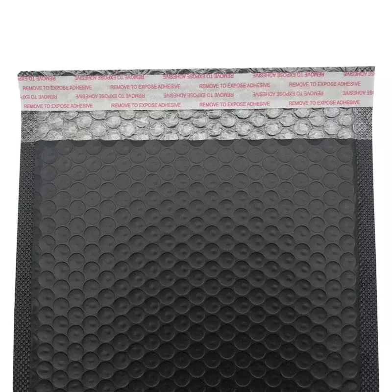 Emballage GT Noir pour Fournitures d'Affaires, Enveloppes à Bulles, Sac d'Emballage, 50/100 Pièces