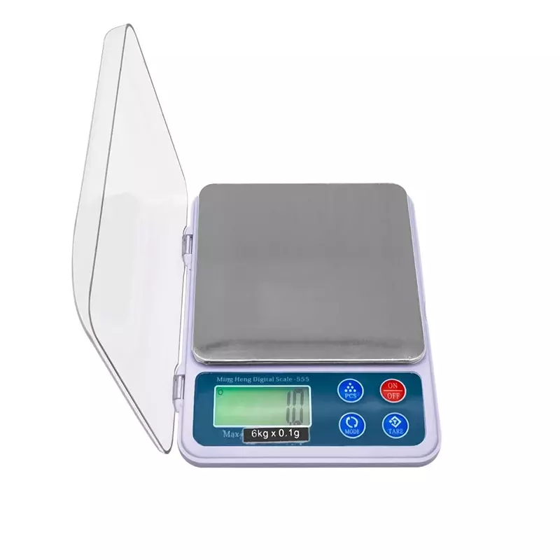 MH-555 Handheld Digital Scale 600g/1kg/3kg 0.01g 6kg/0.1g Jewelry Medicine Weighing Pocket Scale