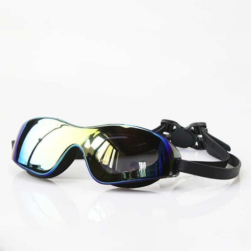Большие очки для плавания для взрослых с гальваническим покрытием Hd противотуманные силиконовые очки высокого качества модные очки оптовая продажа от производителя