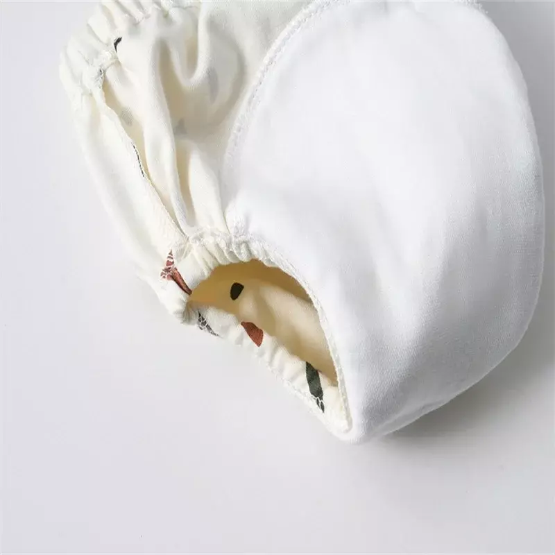 4 sztuk/zestaw słodkie dziecięce wodoodporne spodnie treningowe wielokrotnego użytku bawełniana poduszka dla niemowląt spodenki dla niemowląt pieluchy majtki pieluchy bielizna zmieniająca pieluchy