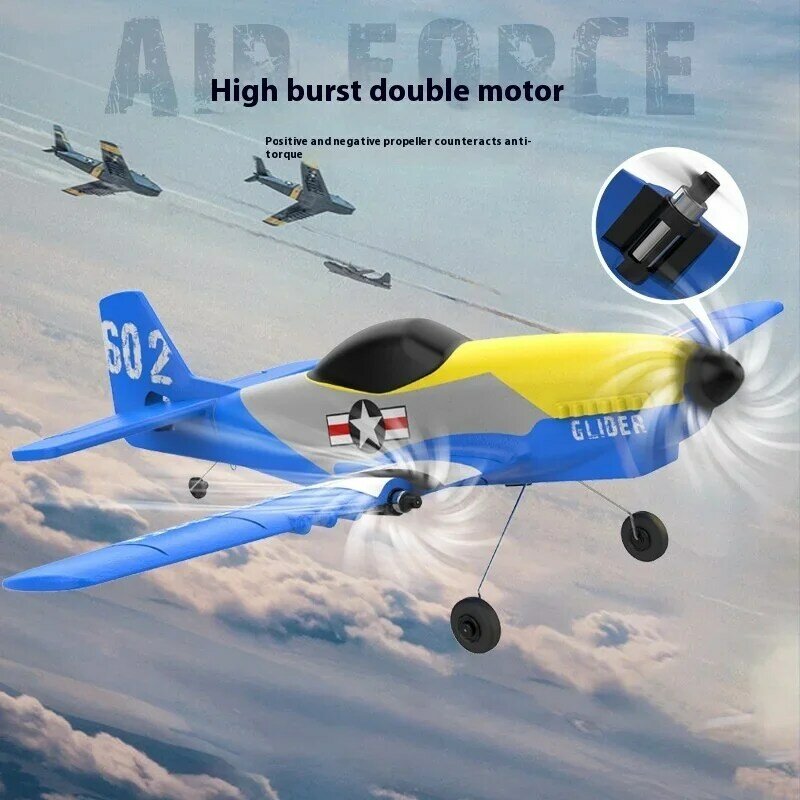 Kf602 modello di aereo telecomandato P51d Mustang Fighter modello di aereo ad ala fissa giocattolo elettrico aereo Rc