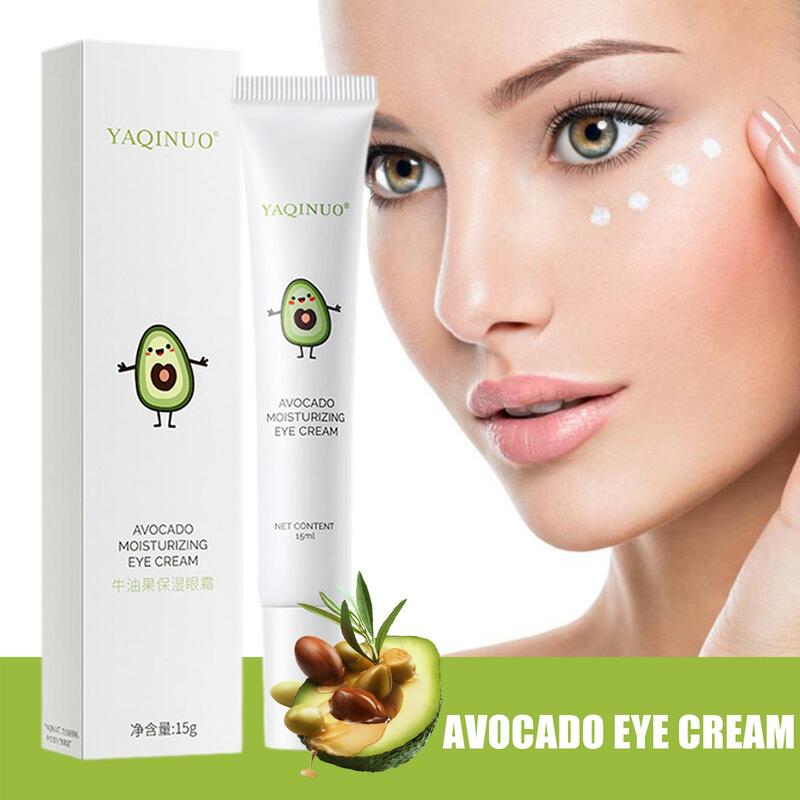 5pcs Avocado Eye Cream Moisturizing Hyaluronic Lifting Anti Wrinkle Bags Remove Eye Anti Aging Tighten Eye Cream