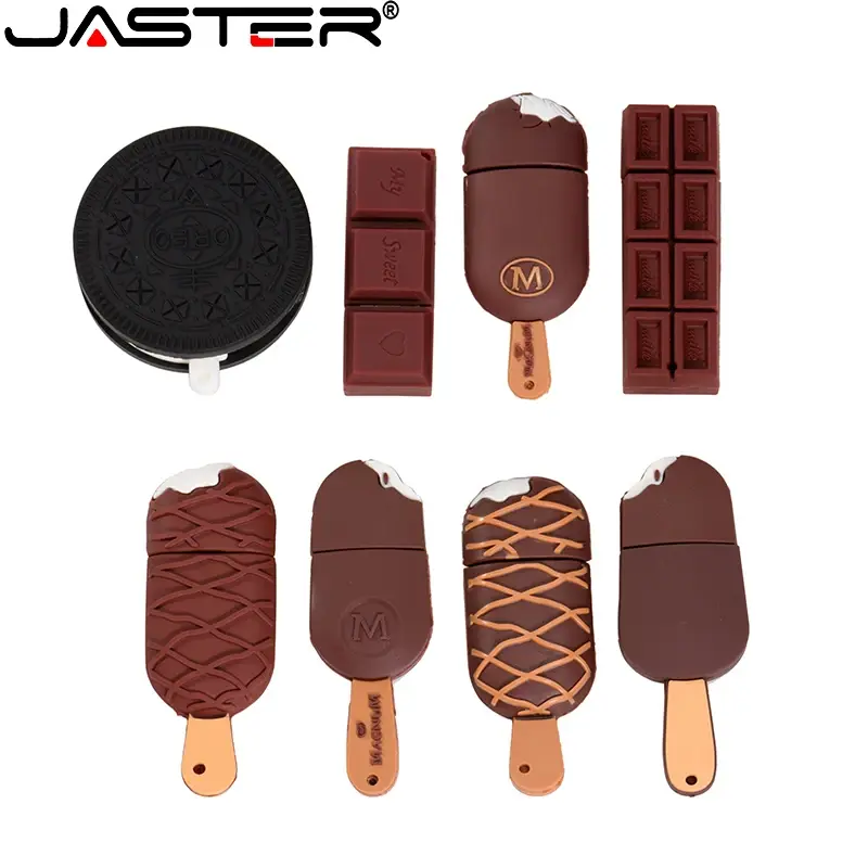 JASTER Oreo Biscuits model USB Flash Drives 64GB Ice cream Chocolate Pen drive 32GB Creative gift Memory stick 16GB Pendrive 8GB