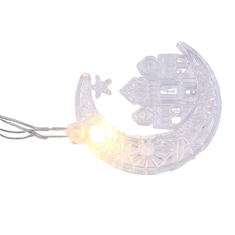 Guirxiété lumineuse USB à lumière constante, 40 lampes, 6 mètres, pour palais de l'Aïd arabe, décorative, colorée, pour festival