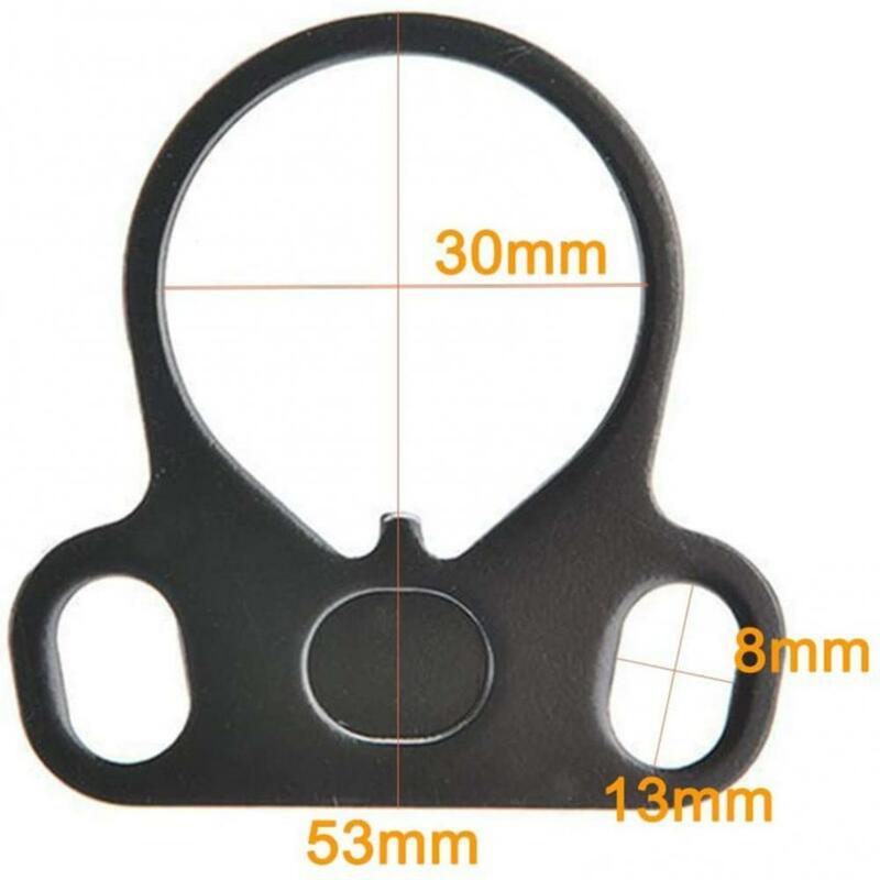 Sling PlateS1 Two-ring Long-time Use Standard Steel SlingS1 Loop for Outdoor Hiking Camping Climbing