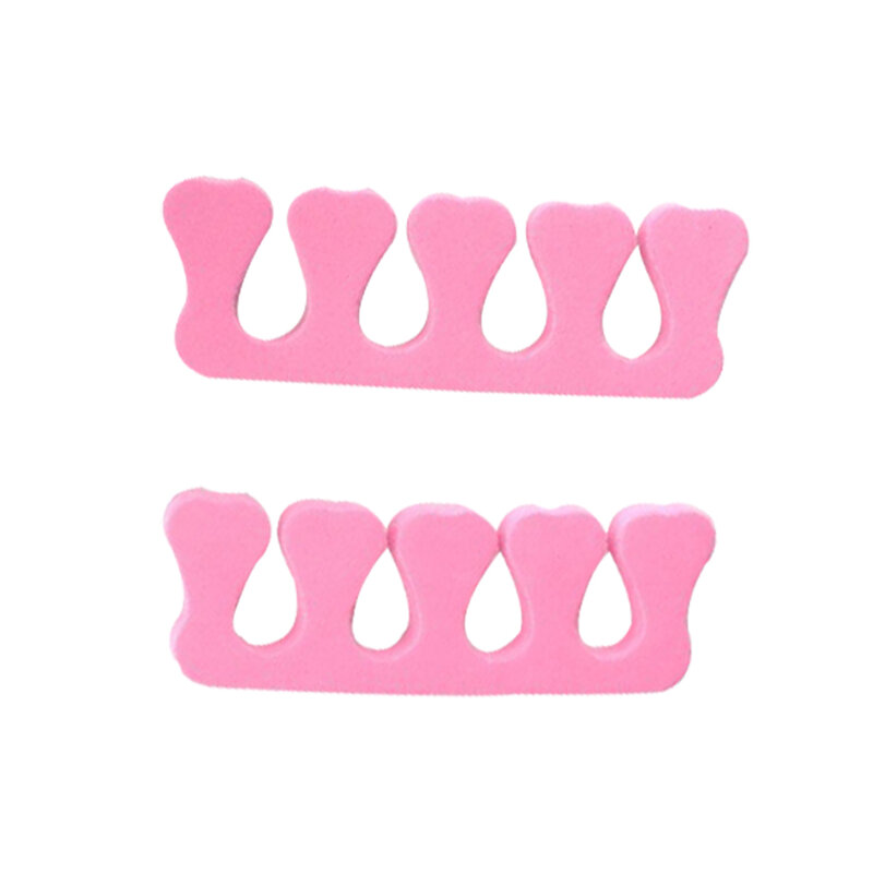 2pcs Toe Separators Soft Sponge Foam Nail Dividers Manicure Pedicure Salon Tool