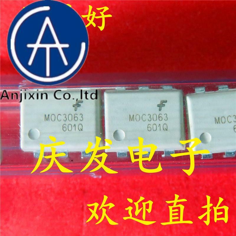 Acoplador fotoeléctrico original MOC3063, 10 piezas, 100%, DIP6 SOP6, disponible