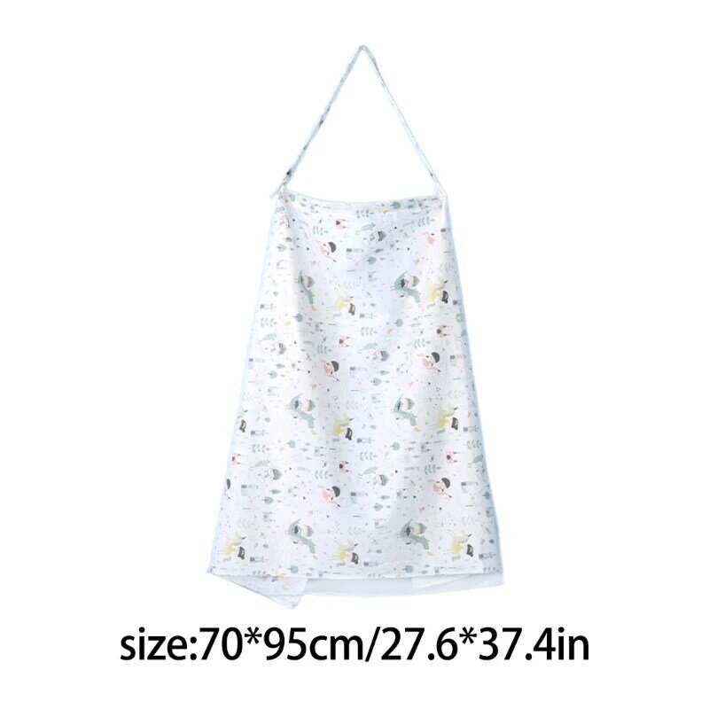 K5dd capa multifuncional toalha maternidade capa algodão tamanho toalha enfermagem com alça para presente