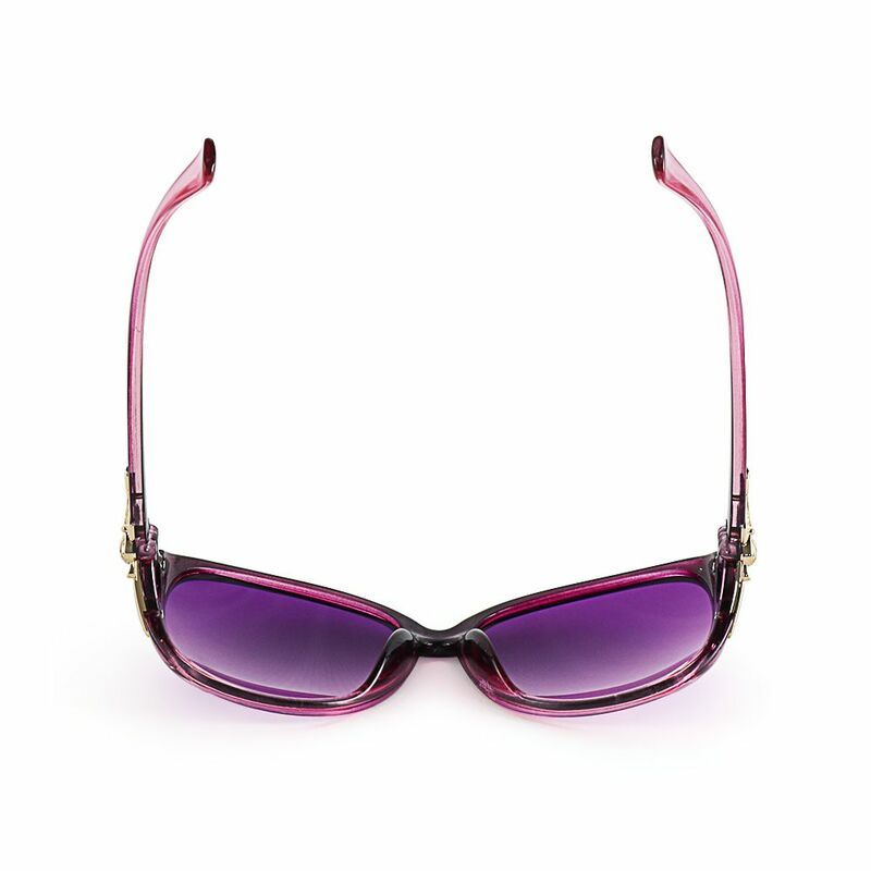 แว่นตากรอบใหญ่วินเทจป้องกัน UV400ขนาดใหญ่แว่นกันแดดผู้หญิงแว่นกันแดดโพลาไรซ์ย้อนยุค