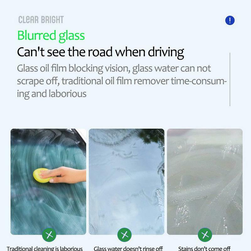 Auto Glas Oliefolie Reiniger Effectieve Autoruit Film Verwijderaar Glas Polijsten Bescherming Olie Film Verwijderaar Voor Auto