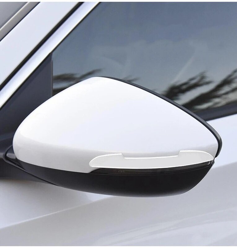 Barra protectora anticolisión transparente para puerta de coche, pegatinas de protección de borde lateral, cubierta de espejo retrovisor, tira de protección