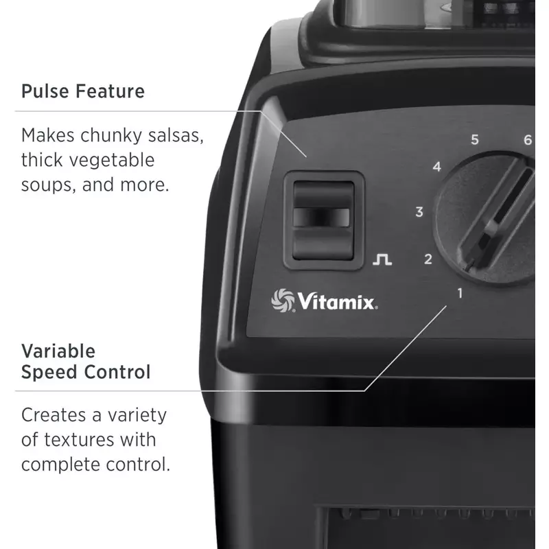Блендер New-Vitamix E310 exploran, профессиональный, 48 унций Черный контейнер
