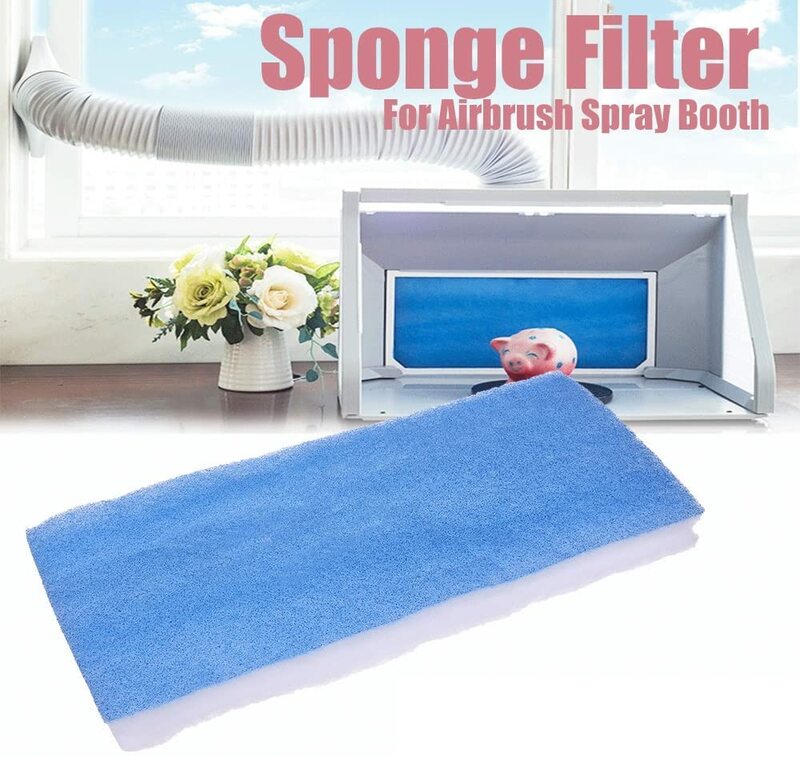 JOYSTAR-filtro de repuesto para cabina de pintura, 2 capas de esponja, apto para cabina de pulverización