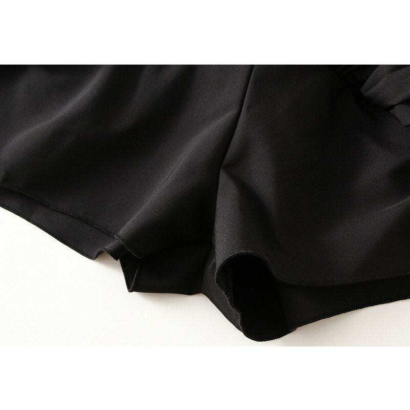Minifalda negra escalonada para mujer, faldas cortas coreanas de cintura alta, falda acampanada para mujer, falda de pastel blanca, falda de tutú 2024