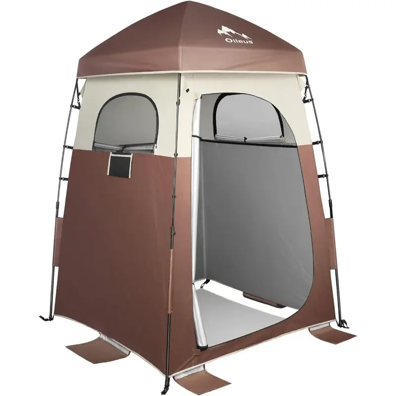 Portátil pop up instantânea privacidade tenda para acampar, chuveiro, vestiário, quarto, banheiro, camping, frete grátis