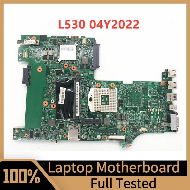 Carte mère pour ordinateur portable Lenovo ThinkPad L530, entièrement testée, fonctionne bien, 11270 imprimée, 04Y2022, 4SF05.021, 100%