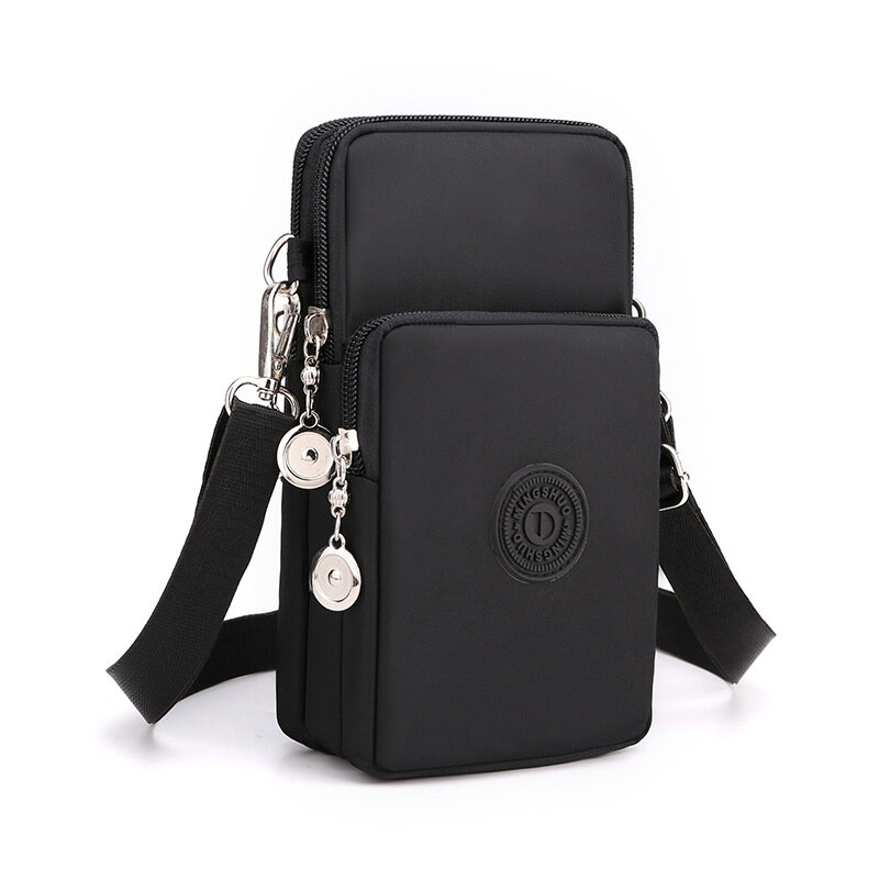 Новая женская оригинальная сумка, нейлоновая сумка для сотового телефона, кошелек для монет, сумка на ремне через плечо, маленькие сумки через плечо для женщин, кошелек, дорожный кошелек