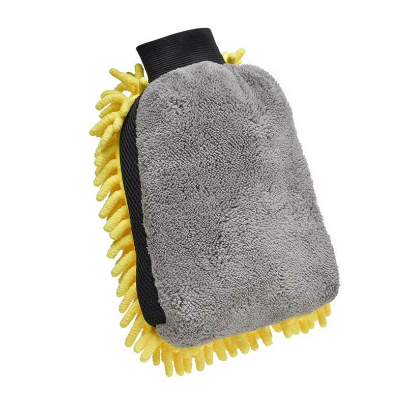 Car Wash Glove Coral Mitt Soft Anti-scratch for Car Wash Multifunction Thick Cleaning Glove Car Wax Detailing Brush