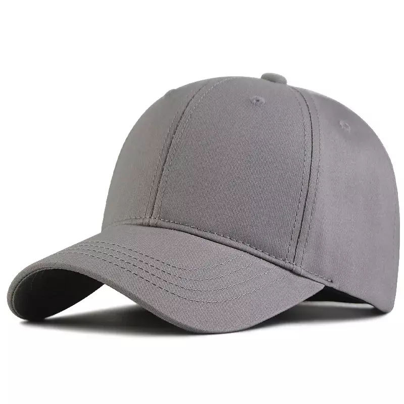 男性と女性のための大きなヘッド付きの調節可能な野球帽,大きなバイザー付きの調節可能な帽子,特大,ロープロファイル,10色