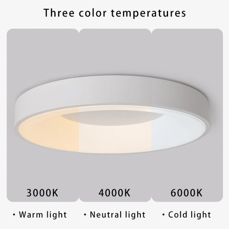 Circular Colorido Macaron Luz de teto LED, Luminária Criativa, Luz Decorativa para Sala de Estar, Quarto, Varanda, AC 90V-260V