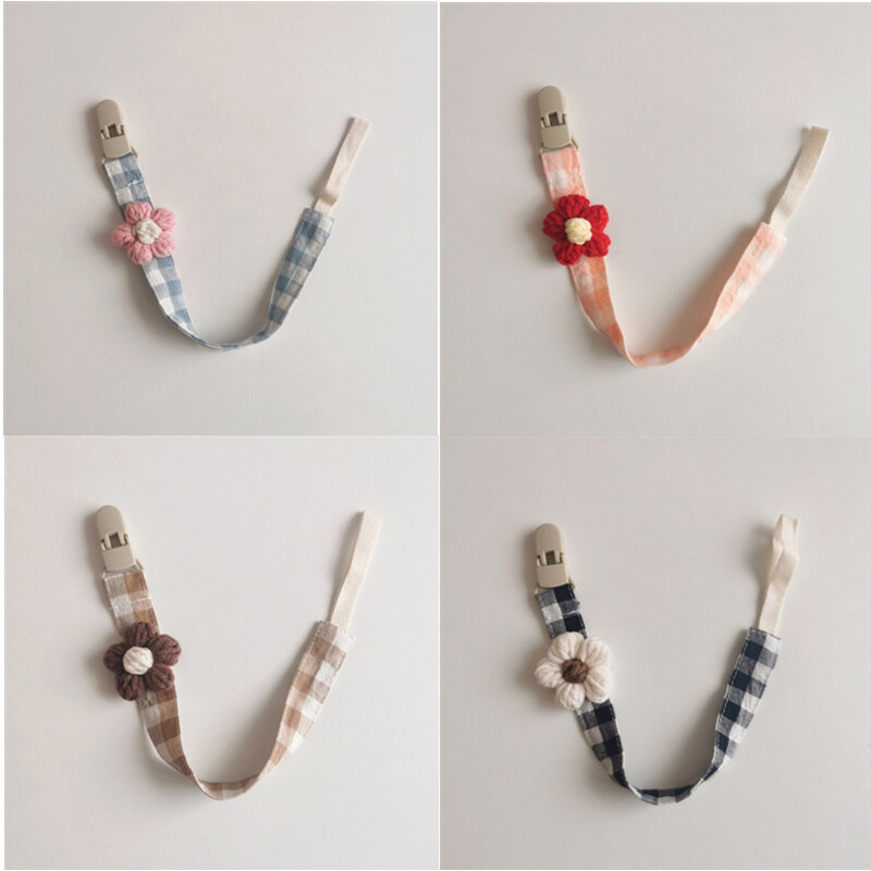 Baby Dummy Clip Soother Chain Holder Boys Girls Pacifier Clips Personalised Dummy Strap for All Pacifiers Baby Teething