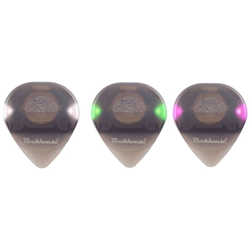 2023new LED Glowing Guitar Pick Food-Grade Plastic Guitar Touch Luminous Pick Musical Stringed Instrument Glowing Plectrum Acces