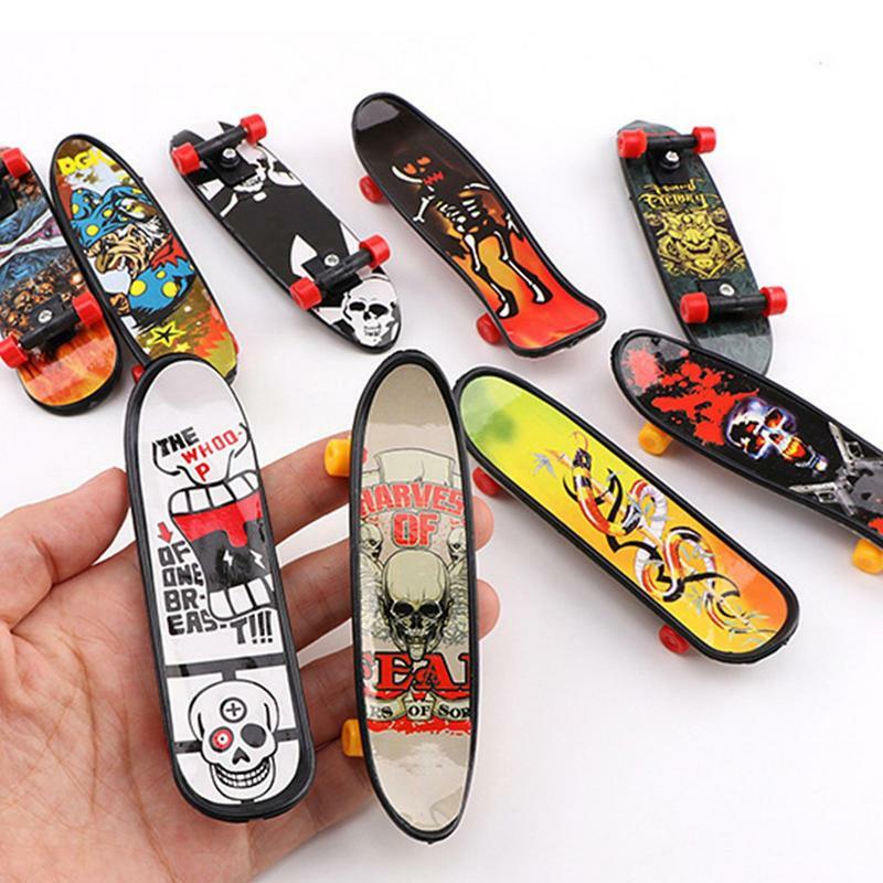 Mini skate placas de skate fingerboards dedo brinquedos pacote presentes para crianças dedo skater adolescente adulto festa favor