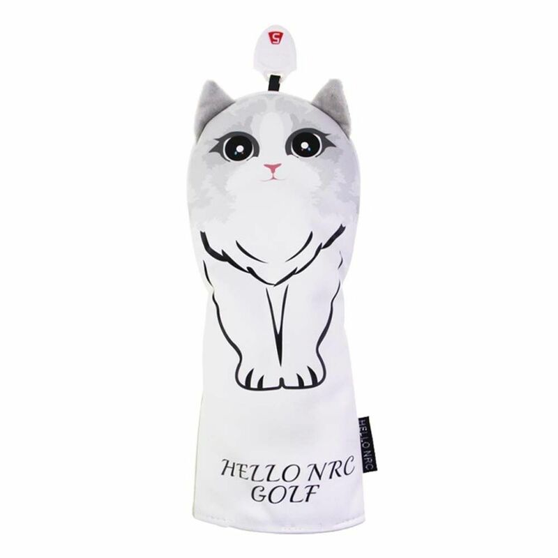 Golf Putter Tampa com Tag Number, Golf Club Head Protector, Cat Headcover, Malho