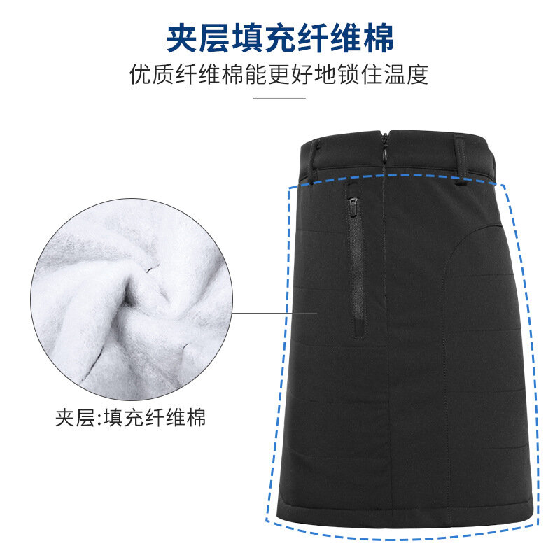 PGM new golf skirt spring and autumn ladies skirt golf cotton skirt thickening and cotton casual all-match