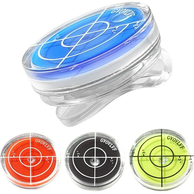 Golf Slope Putting Level Reading Ball Marker, Hat Clip, Outdoor Golfing Sports Training Tool, Six Colors, Gift for Golfers, 1Pc