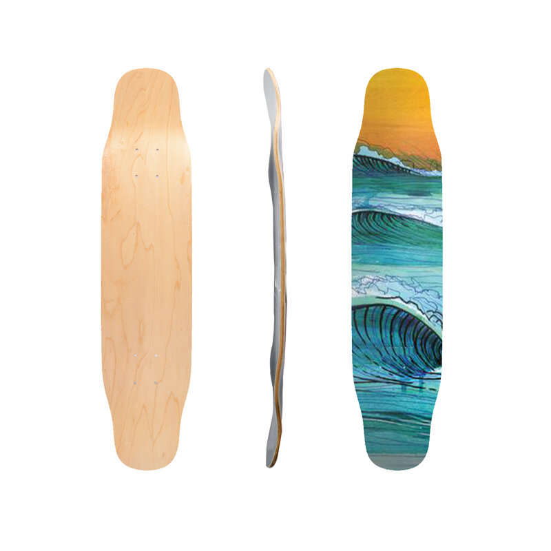 Custom Longboard Decks Surf Skate Elektrisch Skateboard Deck