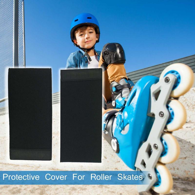 1 Pair Thicken Double Layer Elastic Professional Inline Skate Ice Figure Speed Skating Shoes Protector Cover Wear-resistant