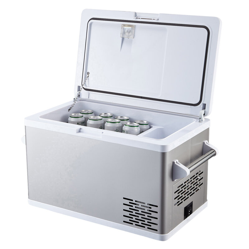 FSE ตู้เย็นในรถยนต์ pembeku portabel ตู้เย็นแบบพกพา42ลิตรตู้เย็นขนาดเล็ก