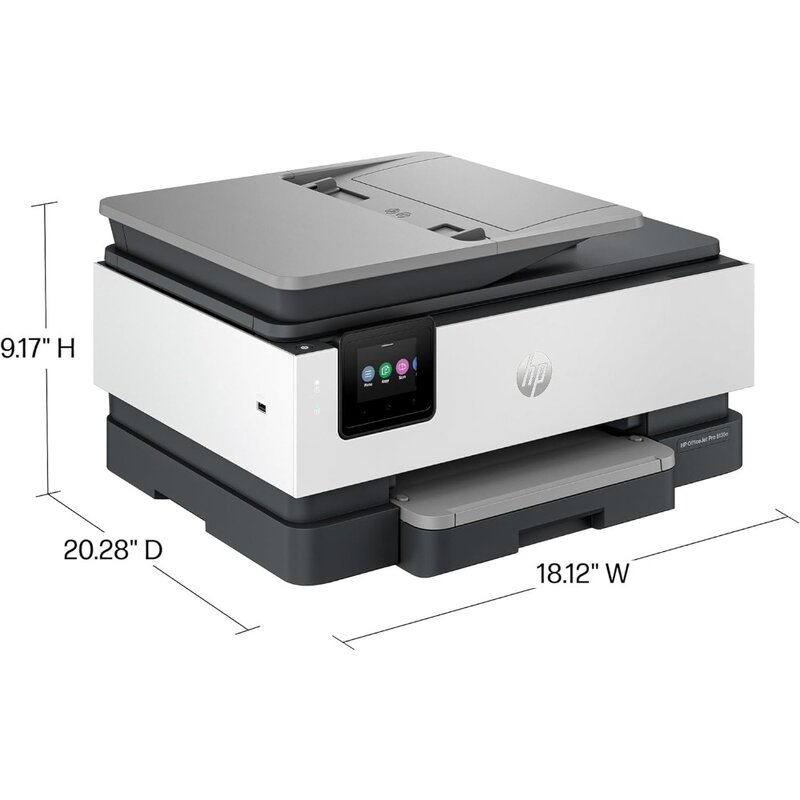 OfficeJet Pro 8135e Printer lengkap, warna, Printer untuk rumah, cetak, salin, pemindaian, Faks, tinta instan memenuhi syarat