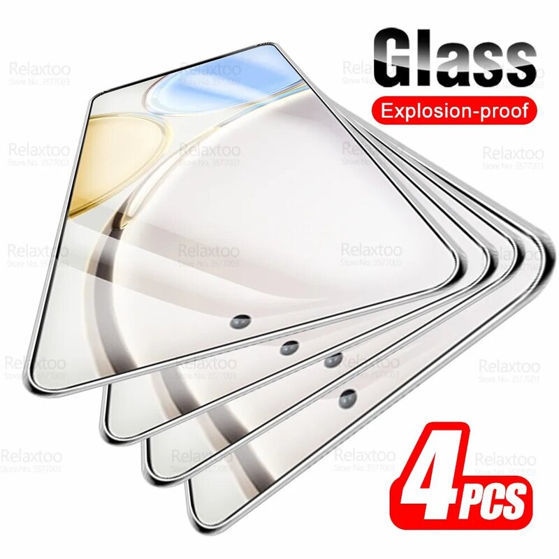 4Pcs Protective Tempered Glass For Honor Magic 4 Lite Glass Screen Protector Honer Magic4 Light 4Lite 4G 5G 9H Safety Phone Film