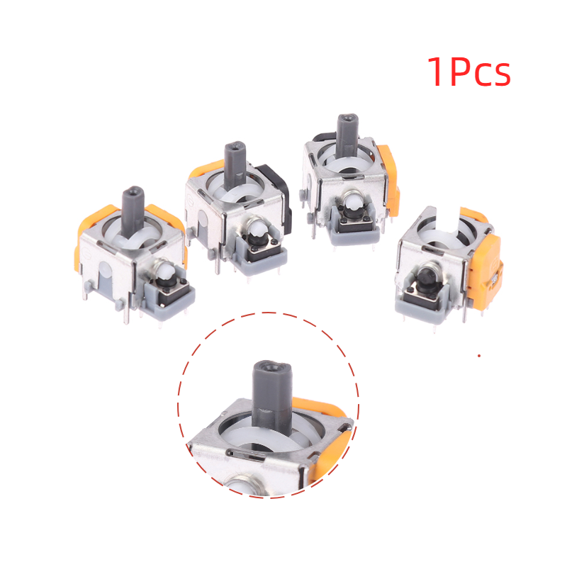 1Pcs New 3D Analog Stick Sensor Module For PS4 050 055 030 040 Controller Hall Effect Joystick For PS5 Xbox One No Drift